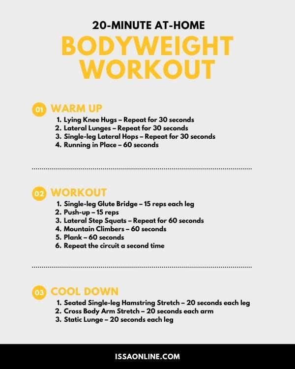 20-Minute Home Workout for Beginners